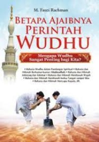 Image of Betapa Ajaibnya Perintah Wudhu
