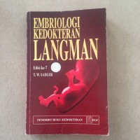 Image of Embriologi Kedokteran Langman Edisi Ke  7