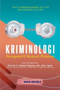 Image of Kriminologi : Perspektif Hukum Pidana