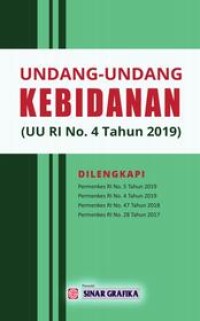 Image of Undang-Undang Kebidanan (UU RI no. 4 tahun 2019)